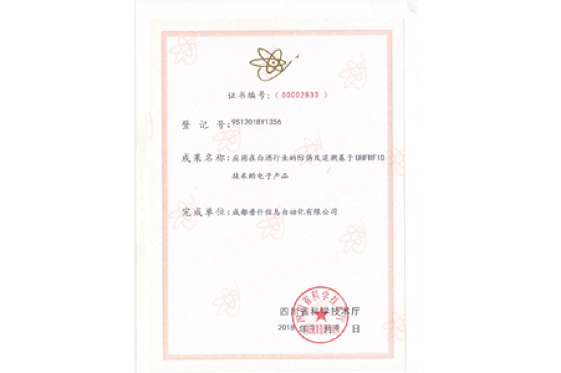 四川省科学技术成果奖荣誉